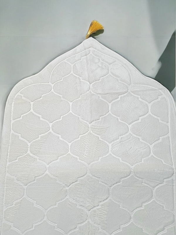 lux prayer mat white