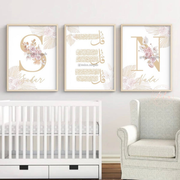 Personalised Sister Frames - trio