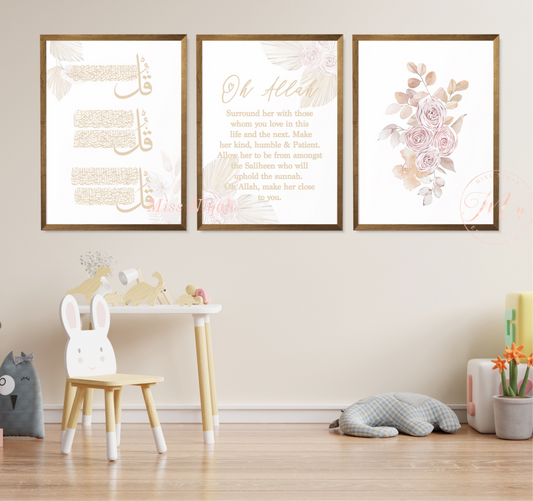 Floral Frames - trio